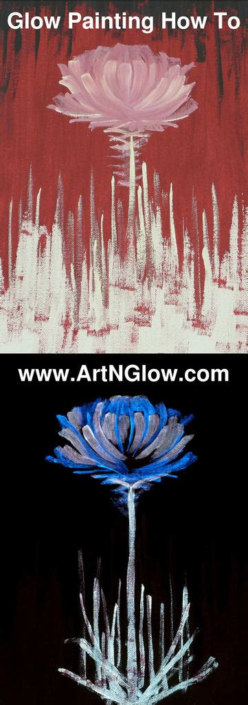 How To Make A Glow In The Dark Canvas Painting – Art 'N Glow