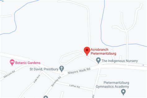 Pietermaritzburg Map - Acrobranch Outdoor Activity Parks