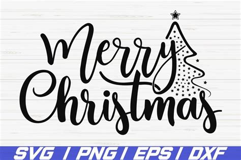 Merry Christmas SVG / Cricut / Cut File / Commercial use