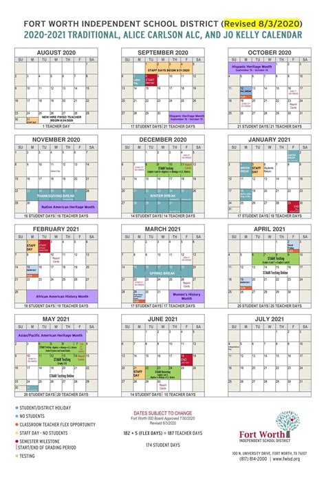 Fwisd 23-24 Calendar - Blank Printable Calendar