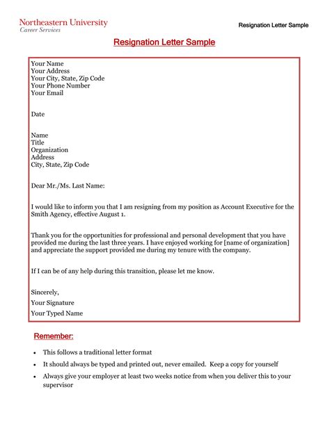 Standard Resignation Letter - 32+ Examples, Format, How to Write, PDF