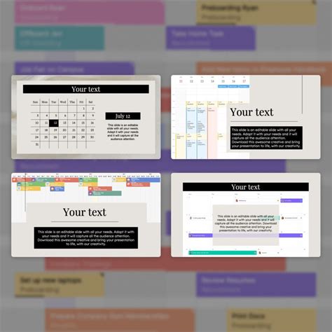 Free Calendar Timeline Powerpoint – MasterBundles