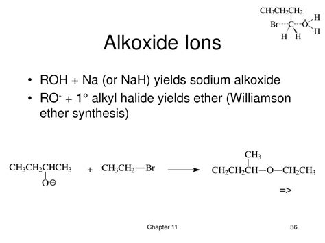 PPT - Chapter 11 Reactions of Alcohols PowerPoint Presentation - ID:151694