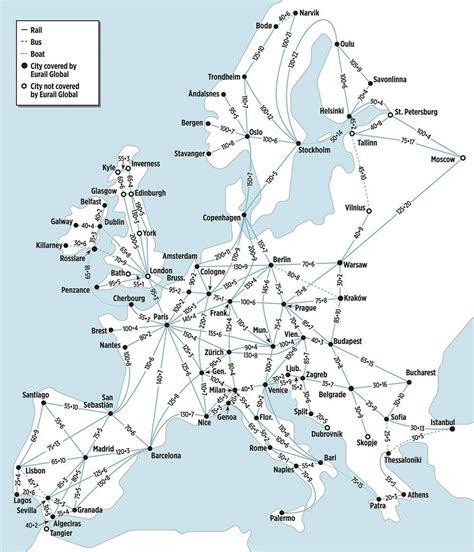 Rail Europe Train Maps