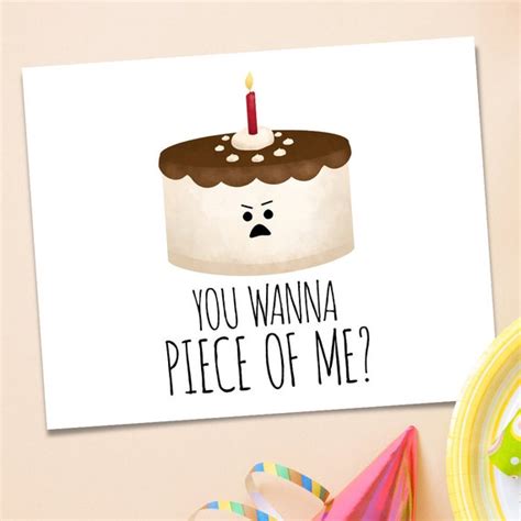 You Wanna Piece Of Me Punny Printable 8x10 Digital by ALittleLeafy