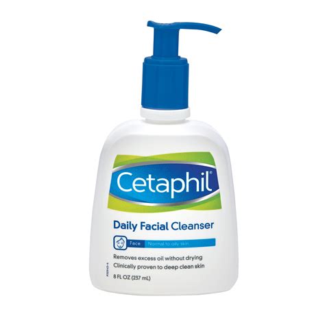 Cetaphil Daily Facial Cleanser for Normal to Oily Skin, 8 fl oz ...