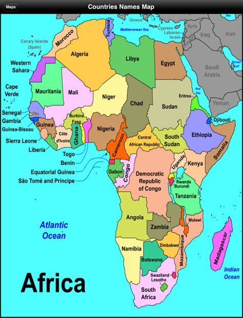 Africa Map Names Famous Free New Photos Blank Map Of Africa Blank 178880 | Hot Sex Picture