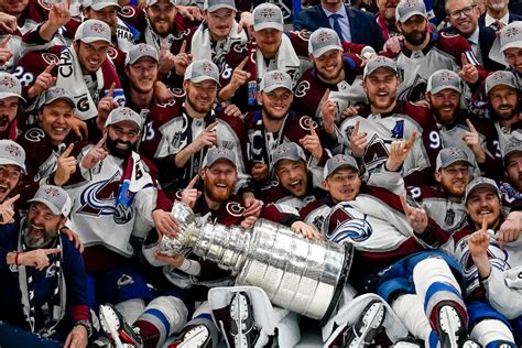 The Colorado Avalance Dented the Stanley Cup After Their Game 6 Win Over Tampa Bay - FanBuzz