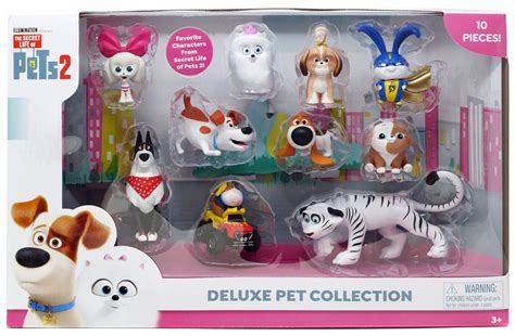 The Secret Life of Pets 2 Deluxe Pet Collection 2 Figure 10-Pack Just ...