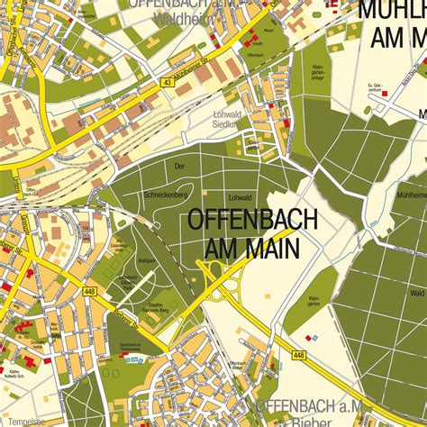 Offenbach am Main Map - Offenbach am Main Germany • mappery