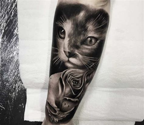 Cat tattoo by Douglas Prudente | Post 22649