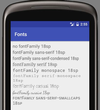 Как изменить шрифт textview android studio