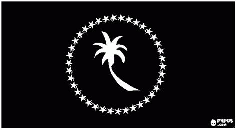 flag (Chuuk) coloring page, printable flag (Chuuk)