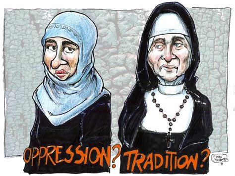Muslim Women Political Cartoon