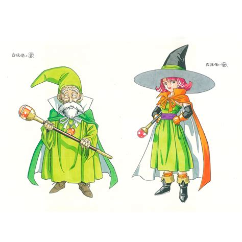 Dragon Quest 3 Classes Artwork both Nes and Snes by Akira Toriyama ...