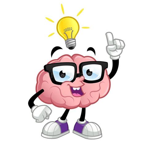 Brain. Cartoon character, he has an idea #Sponsored , #paid, #sponsored, #Brain, #character, # ...