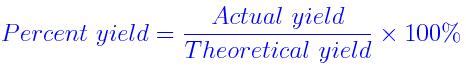 Percent Yield - Chemistry 101