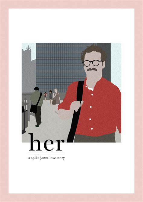 her - movie poster on Behance