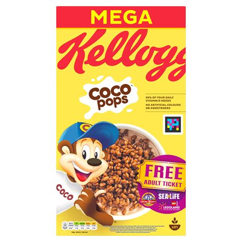 Kellogg's Mega Coco Pops 650g | Everyday & Family Cereal | Iceland Foods