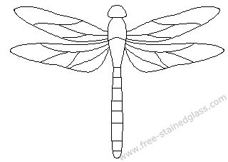 dragonfly stained glass patterns decoration. | Stained glass patterns, Dragonfly stained glass ...