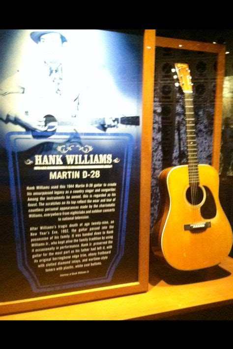 Martin D-18 used by Hank Williams, Sr. | Martin Guitar Factory Tour | Pinterest | Hank williams ...