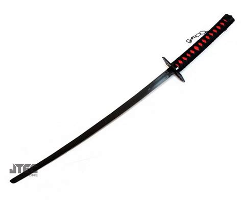 40" Ichigo Bankai Bleach Anime TENSA ZANGETSU Carbon Steel Samurai Moon Sword | eBay