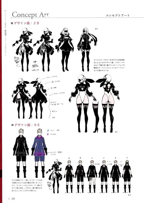 Concept Art from the Automata Strategy guide : r/nier