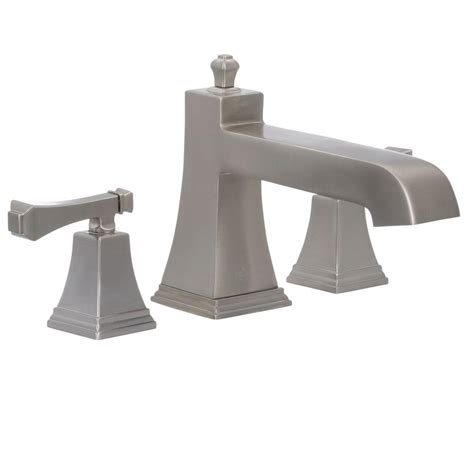 Pegasus Exhibit 2-Handle Roman Tub Faucet in Brushed Nickel-65601-8004 - The Home Depot