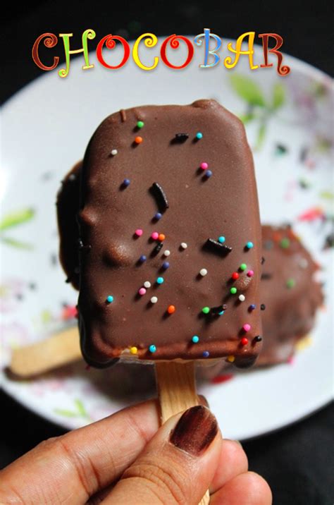 Chocobar Ice Cream Recipe | Recipe | Ice cream recipes, Dips ice cream, Icecream bar