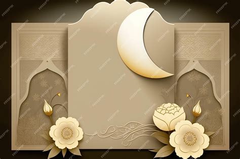 Premium AI Image | Wishing Card for Ramadan Eid