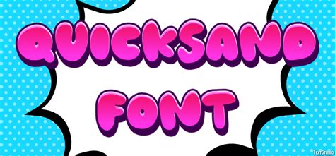 Quicksand Font Text Effect and Logo Design Font