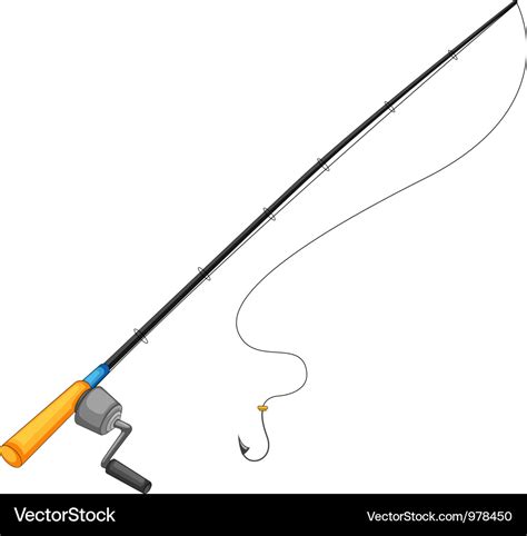 Fishing rod Royalty Free Vector Image - VectorStock