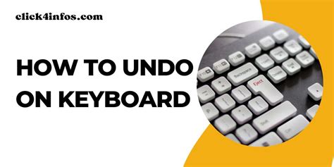 How To Undo On Keyboard