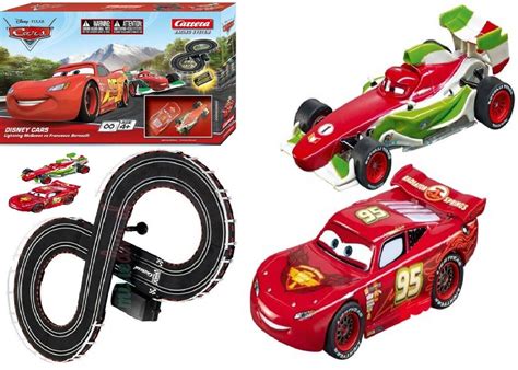 Carrera Disney Cars Racing Lightning McQueen vs Francesco Bernoulli Ages 4+ Toy | eBay