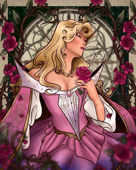 Disney Fanart - Aurora from Sleeping Beauty by viickysart on DeviantArt