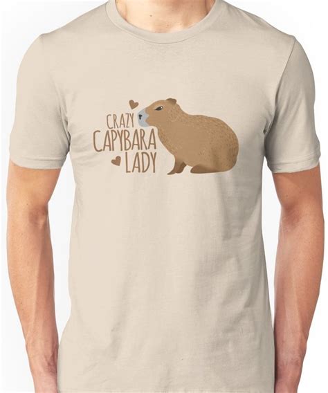 Crazy Capybara lady Essential T-Shirt by jazzydevil | Shirts, Classic t shirts, T shirt