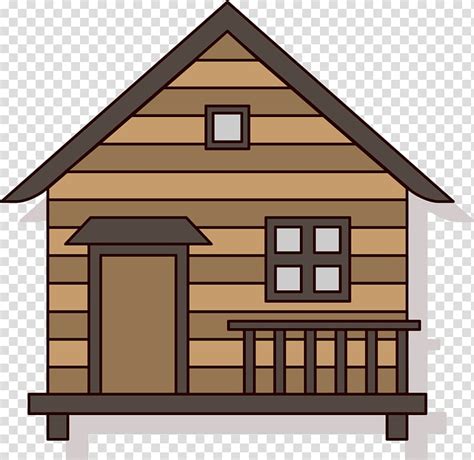 Cottage In The Woods Clipart Image