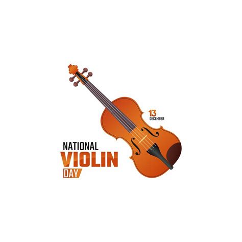 vector graphic of national violin day good for national violin day celebration. flat design ...