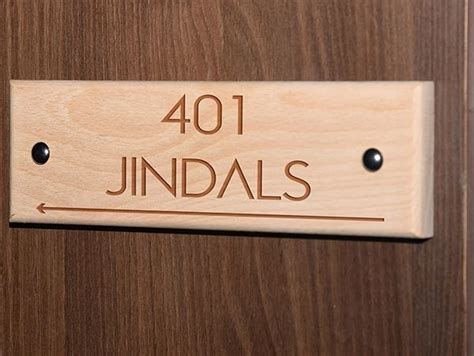 Buy engraved house door name plates in Gurgaon Delhi. Designer signs in India