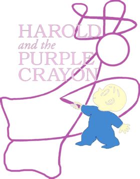 Harold Purple Crayon Children's Book Title T Shirt