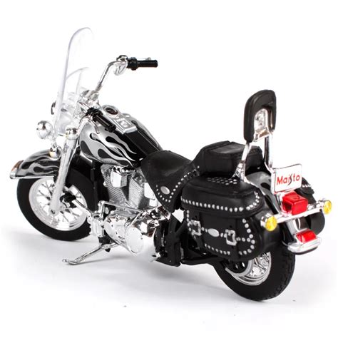 Maisto 1:18 2002 FLSTC HERITAGE SOFTAIL CLASSIC motorcycle diecast ...