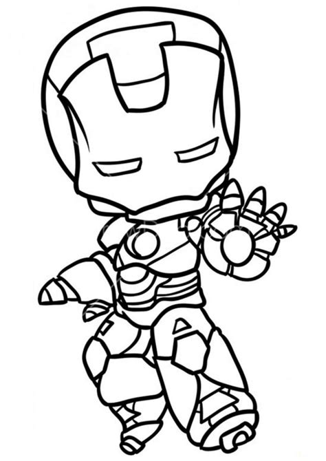 Free & Easy To Print Iron man Coloring Pages - Tulamama