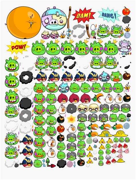 Sprites From Angry Birds, HD Png Download , Transparent Png Image - PNGitem