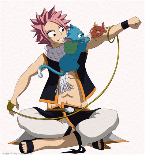 Natsu And Happy by SeiAni on DeviantArt