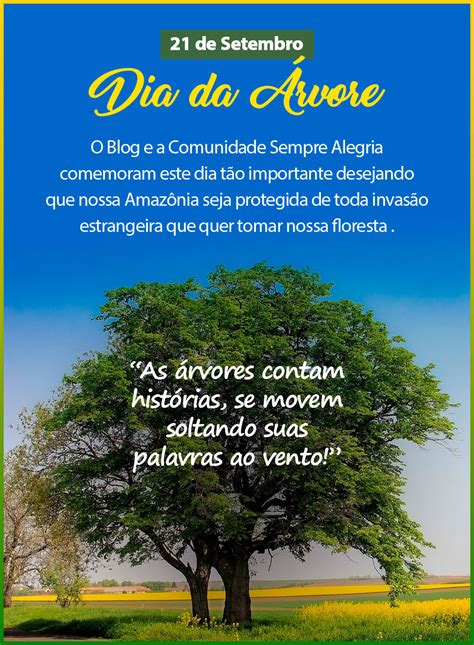 Dia da Árvore | Sempre Alegria