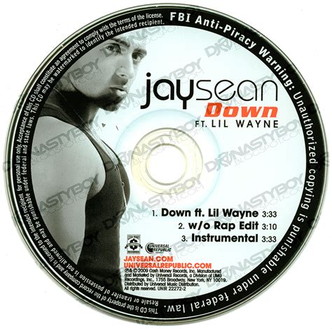 Promo, Import, Retail CD Singles & Albums: Jay Sean - Down - (Promo CD ...