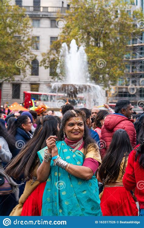 Diwali Celebrations in London, UK Editorial Photo - Image of dressed, deepawali: 163317526