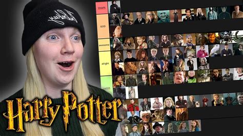 Ranking Harry Potter Characters *tier list* - YouTube