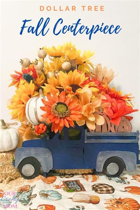 Make An Adorable DIY Dollar Tree Fall Centerpiece