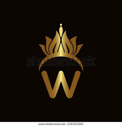 Letter W Crown Logo Crown Logo Stock Vector (Royalty Free) 2181361065 | Shutterstock